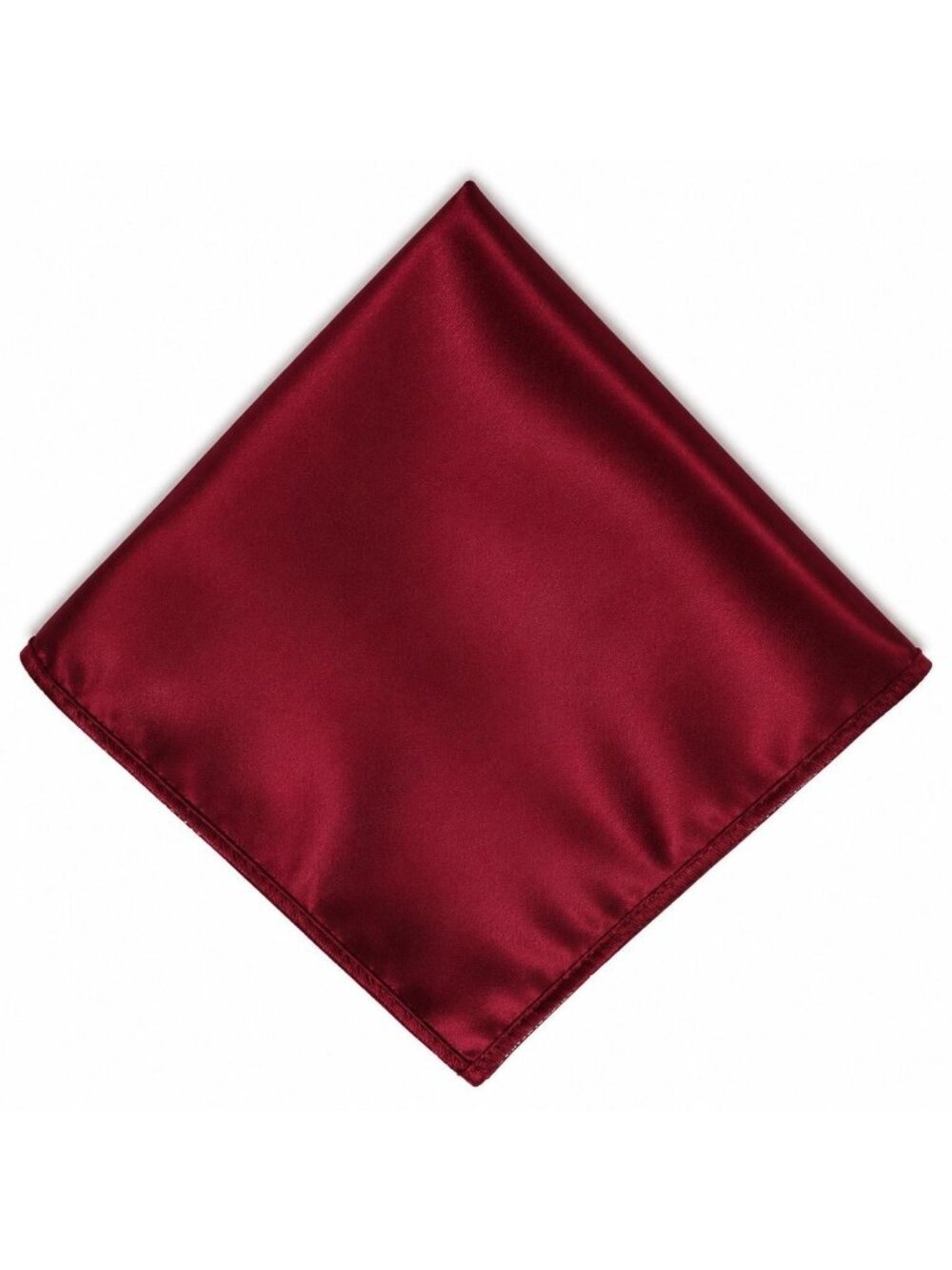 Burgundy Satin Pocket Square 9x9 Mens Handkerchief Wedding Suit Formal Prom Unis